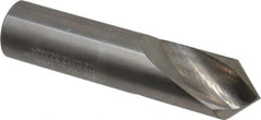 Accupro - 7/8" Body Diam, 90°, 4" OAL, Solid Carbide Spotting Drill - Eagle Tool & Supply