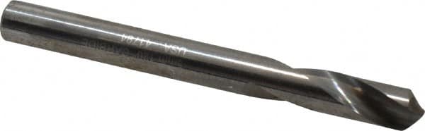 Accupro - 5mm Body Diam, 120°, 51mm OAL, Solid Carbide Spotting Drill - Eagle Tool & Supply