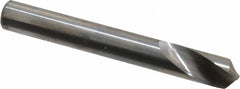 Accupro - 8mm Body Diam, 120°, 63mm OAL, Solid Carbide Spotting Drill - Eagle Tool & Supply
