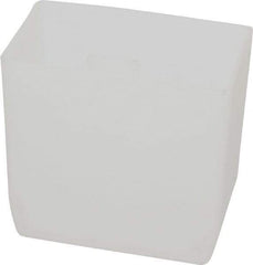 Akro-Mils - 2" Wide x 3" High, Clear Bin Cup - Use with 30-138, 30-158, 30-178, 30-124, 30-164, 30-184, 30-174, 30-110, 30-120, 30-130, 30-150, 30-170, 30-128 - Eagle Tool & Supply