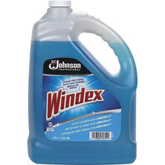 Windex - 1 Gal Bottle Ammonia Glass Cleaner - Use on Chrome, Hard Surfaces, Plexiglass, Stainless Steel - Eagle Tool & Supply