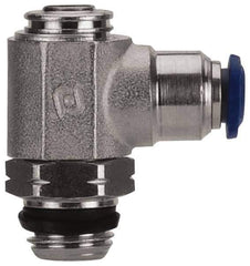Value Collection - 145 Max psi, Meter Out Screw Adjusted Flow Control Valve - Buna N O Ring, 1/8" Tube Outside Diam - Eagle Tool & Supply