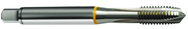 M1.4x0.30 6H 2-Flute Cobalt Yellow Ring Spiral Point Plug Tap-Bright - Eagle Tool & Supply