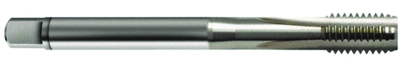 M8 x 0.5 Dia. - 6H - 3 FL - Cobalt Semi-Bott Yellow Ring Tap - Bright FORM-C DIN 374 - Eagle Tool & Supply