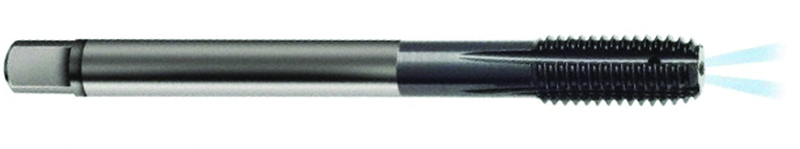 M18 x 1.50 Dia. - 6HX - 7 FL - Carbide Semi-Bott Tap-TiCN -Coolant-Thru-FORM-C DIN 374 - Eagle Tool & Supply