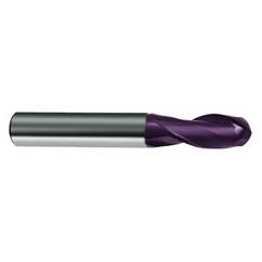 15/64" Dia. - 2-1/2" OAL - 30 Helix Firex CBD Ball Nose EM - 2 FL - Eagle Tool & Supply