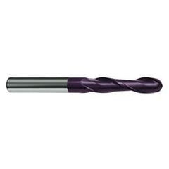 1/8" Dia. - 2" OAL - 30 Helix Firex CBD Ball Nose EM - 2 FL - Eagle Tool & Supply