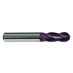 3/4" Dia. - 4 OAL - 30 Helix Firex CBD Ball Nose EM - 4 FL - Eagle Tool & Supply