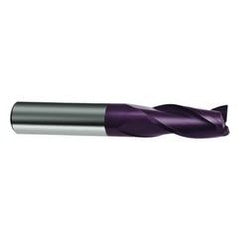 3/4 Dia. x 4 Overall Length 3-Flute Square End Solid Carbide SE End Mill-Round Shank-Center Cut-Firex - Eagle Tool & Supply