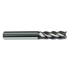 8mm Dia. - 63mm OAL - 4 FL Variable Helix Bright Carbide End Mill - Eagle Tool & Supply