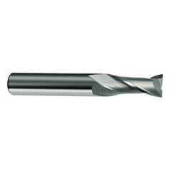 8.5mm Dia. x 67mm Overall Length 2-Flute Square End Solid Carbide SE End Mill-Round Shank-Center Cut-Uncoated - Eagle Tool & Supply