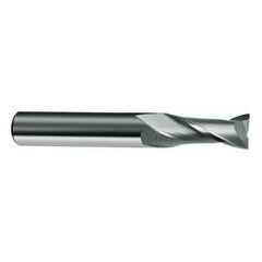 18mm Dia. x 92mm Overall Length 2-Flute Square End Solid Carbide SE End Mill-Round Shank-Center Cut-Uncoated - Eagle Tool & Supply