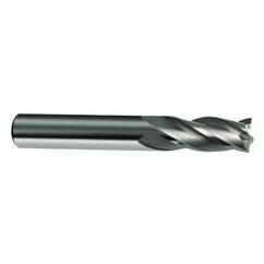 18mm Dia. x 92mm Overall Length 4-Flute Square End Solid Carbide SE End Mill-Round Shank-Center Cut-Uncoated - Eagle Tool & Supply
