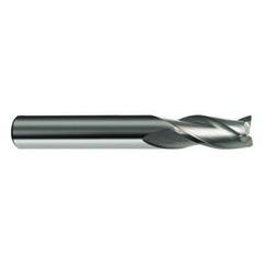 12mm Dia. x 83mm Overall Length 3-Flute Square End Solid Carbide SE End Mill-Round Shank-Center Cut-Firex - Eagle Tool & Supply