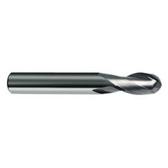 19/64" Dia. - 2-1/2" OAL - 30 Helix Bright CBD Ball Nose EM - 2 FL - Eagle Tool & Supply