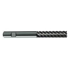 20mm Dia. - 150mm OAL - 45° Helix Bright Carbide End Mill - 8 FL - Eagle Tool & Supply