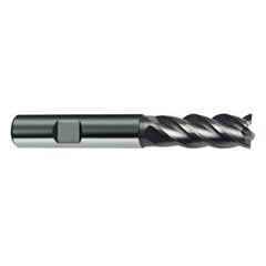 8mm Dia. - 63mm OAL - 4 FL Variable Helix Bright Carbide End Mill - Eagle Tool & Supply