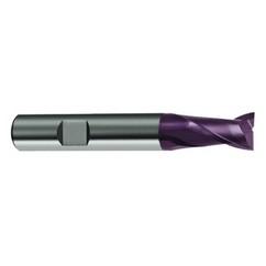 5/16 Dia. x 2-1/2 Overall Length 2-Flute Square End Solid Carbide SE End Mill-Round Shank-Center Cut-Firex - Eagle Tool & Supply