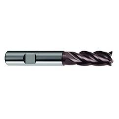 12mm Dia. - 83mm OAL - 4 FL Variable Helix Super-A Carbide End Mill - Eagle Tool & Supply