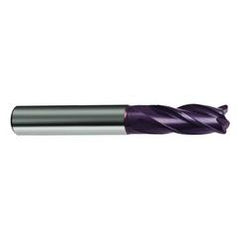 6mm Dia. x 57mm Overall Length 4-Flute Square End Solid Carbide SE End Mill-Round Shank-Center Cut-Firex - Eagle Tool & Supply