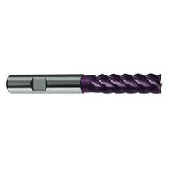 10mm Dia. - 80mm OAL - 5 FL Variable Helix Firex Carbide End Mill - Eagle Tool & Supply