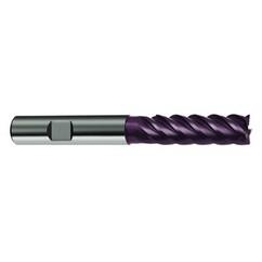 6mm Dia. - 65mm OAL - 5 FL Variable Helix Firex Carbide End Mill - Eagle Tool & Supply