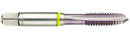 44028 2B 3-Flute Cobalt Yellow Ring Spiral Point Plug Tap-MolyGlide - Eagle Tool & Supply