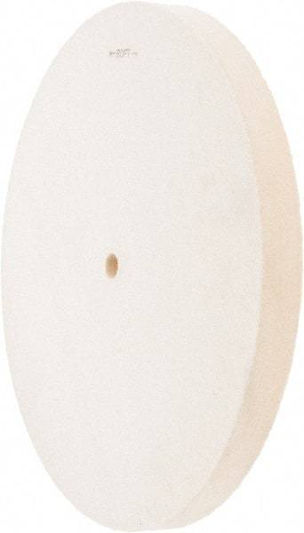 Value Collection - 10" Diam x 3/4" Thick Unmounted Buffing Wheel - 1 Ply, Polishing Wheel, 1/2" Arbor Hole, Soft Density - Eagle Tool & Supply