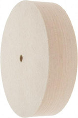Value Collection - 8" Diam x 2" Thick Unmounted Buffing Wheel - 1 Ply, Polishing Wheel, 1/2" Arbor Hole, Medium Density - Eagle Tool & Supply