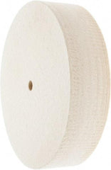 Value Collection - 8" Diam x 2" Thick Unmounted Buffing Wheel - 1 Ply, Polishing Wheel, 1/2" Arbor Hole, Soft Density - Eagle Tool & Supply
