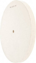 Value Collection - 10" Diam x 3/4" Thick Unmounted Buffing Wheel - 1 Ply, Polishing Wheel, 1/2" Arbor Hole, Hard Density - Eagle Tool & Supply