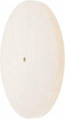 Value Collection - 12" Diam x 3/4" Thick Unmounted Buffing Wheel - 1 Ply, Polishing Wheel, 1/2" Arbor Hole, Medium Density - Eagle Tool & Supply