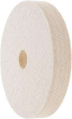 Value Collection - 6" Diam x 1" Thick Unmounted Buffing Wheel - 1 Ply, Polishing Wheel, 1" Arbor Hole, Soft Density - Eagle Tool & Supply