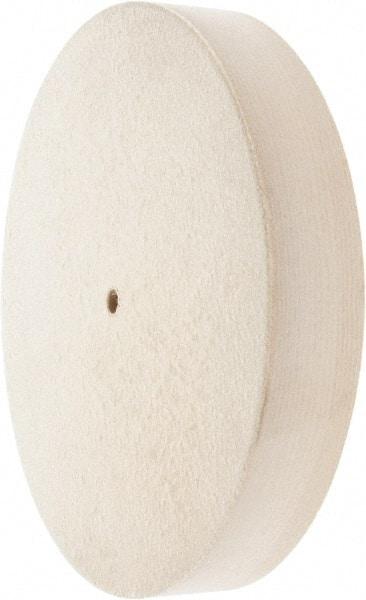 Value Collection - 12" Diam x 2" Thick Unmounted Buffing Wheel - 1 Ply, Polishing Wheel, 1/2" Arbor Hole, Hard Density - Eagle Tool & Supply