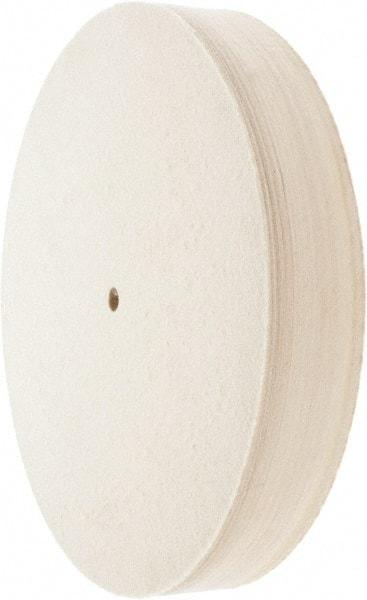 Value Collection - 12" Diam x 2" Thick Unmounted Buffing Wheel - 1 Ply, Polishing Wheel, 1/2" Arbor Hole, Medium Density - Eagle Tool & Supply