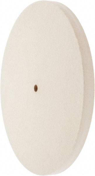Value Collection - 12" Diam x 3/4" Thick Unmounted Buffing Wheel - 1 Ply, Polishing Wheel, 1/2" Arbor Hole, Hard Density - Eagle Tool & Supply