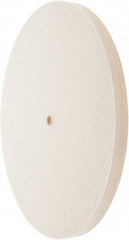 Value Collection - 12" Diam x 3/4" Thick Unmounted Buffing Wheel - 1 Ply, Polishing Wheel, 1/2" Arbor Hole, Soft Density - Eagle Tool & Supply