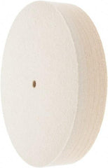 Value Collection - 10" Diam x 2" Thick Unmounted Buffing Wheel - 1 Ply, Polishing Wheel, 1/2" Arbor Hole, Soft Density - Eagle Tool & Supply