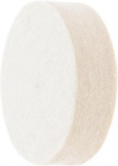 Value Collection - 2" Diam x 1/2" Thick Unmounted Buffing Wheel - 1 Ply, Polishing Wheel, 1/2" Arbor Hole, Medium Density - Eagle Tool & Supply
