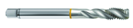 3-56 2B 3-Flute Cobalt Yellow Ring Semi-Bottoming 40 degree Spiral Flute Tap-Bright - Eagle Tool & Supply