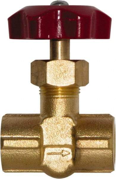 Winters - 1/4" Pipe, FNPT x FNPT End Connection, Lead Free Brass Pressure Regulating Valve - Buna N Seal, 0 to 400 psi Working Pressure - Eagle Tool & Supply