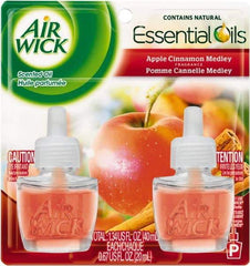 Air Wick - 0.67 oz Air Freshener Dispenser Refill - Apple Cinnamon, Compatible with Air Wick Oil Warmers - Eagle Tool & Supply
