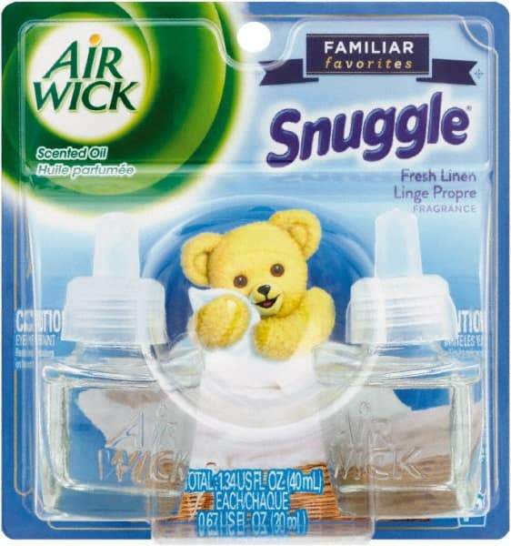 Air Wick - 0.67 oz Air Freshener Dispenser Refill - Linen, Compatible with Air Wick Oil Warmers - Eagle Tool & Supply