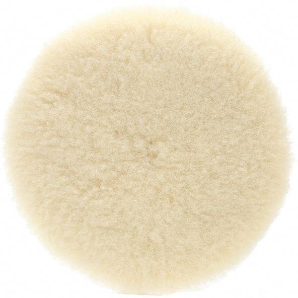 3M - 5-1/4" Diam 100% Wool Buffing & Backing Pad - Eagle Tool & Supply
