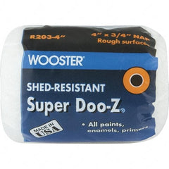 Wooster Brush - 3/4" Nap, 4" Wide Paint Roller Cover - Rough Texture, Woven - Eagle Tool & Supply