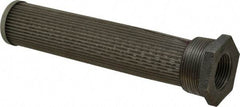Flow Ezy Filters - 60 Mesh, 57 LPM, 15 GPM, 1.7" Diam, Male/Female Tank Mounted Strainer - 1-1/2 x 1 Port NPT, 8-1/2" Long - Eagle Tool & Supply