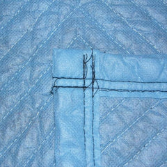 Vestil - 80" Long x 72" Wide Cotton Tarp & Dust Cover - Blue - Eagle Tool & Supply