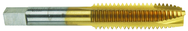 M1.6 x 0.35 Dia. - D3 - 2 FL - HSS - TiN - Plug Spiral Point Tap - Eagle Tool & Supply