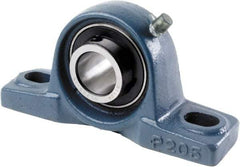 Tritan - 7/8" ID, 5.5118" OAL x 2.7953" OAH Pillow Block - 1,765 Lb Static Cap, 3,147 Lb Dyn Cap, 4.13" Btw Mnt Hole Ctrs, 1-7/16" Base-to-Ctr Ht, Cast Iron/Steel - Eagle Tool & Supply