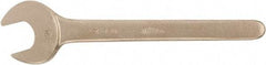Ampco - 1" Nonsparking Standard Open End Wrench - Single End, Plain Finish - Eagle Tool & Supply